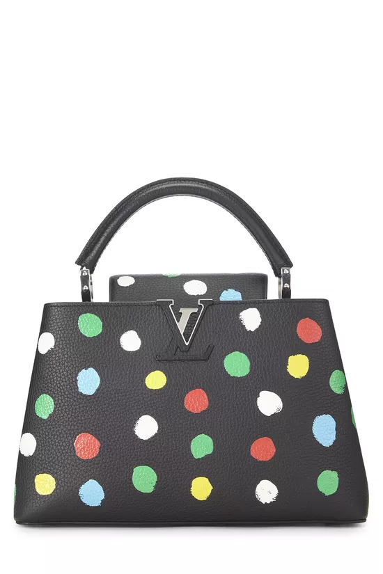 LV x YK Black & White Taurillon Capucines MM, , large image number 0