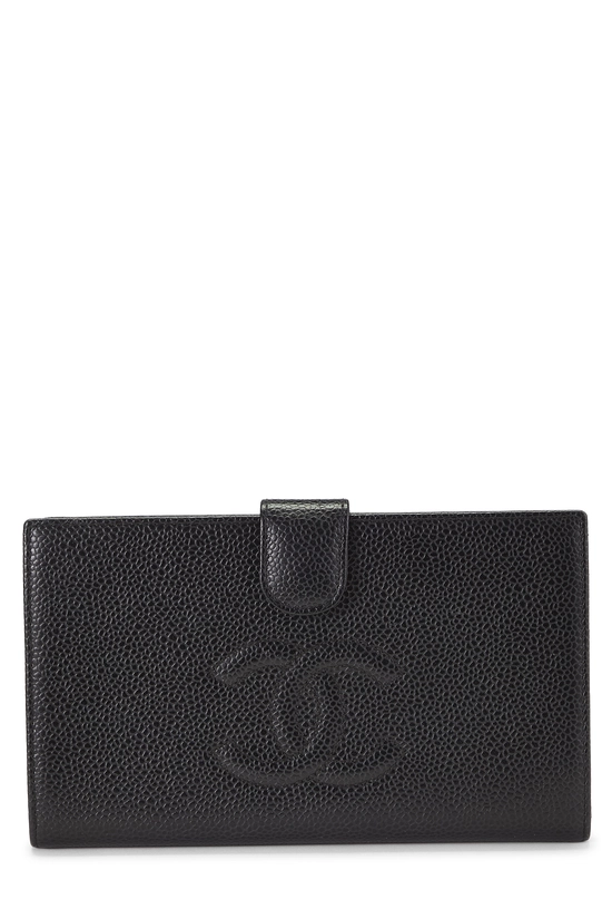 Black Caviar Timeless 'CC' Long Wallet, , large image number 0