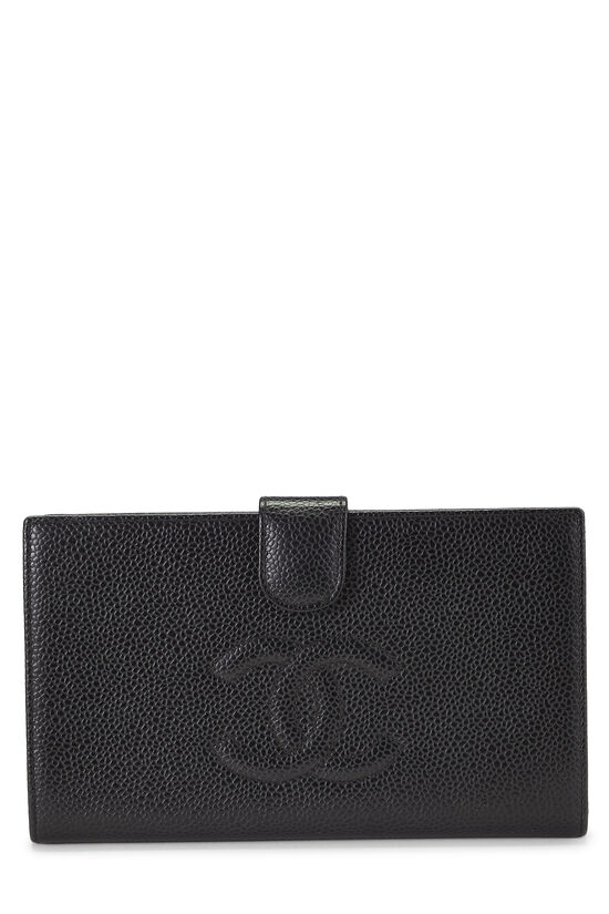 Black Caviar Timeless 'CC' Long Wallet, , large image number 0