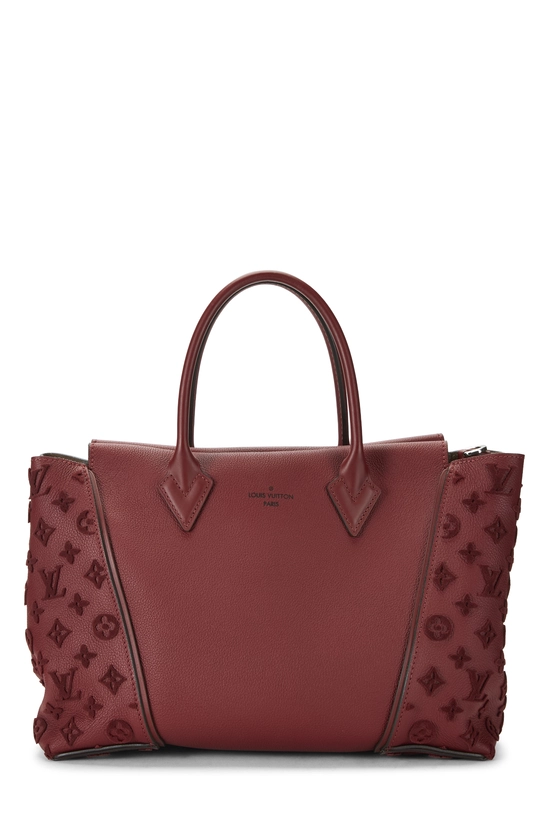 Burgundy Veau Cachemire Tote W PM, , large image number 0