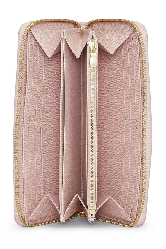 Louis Vuitton - Pink Damier Azur Zippy Continental Wallet