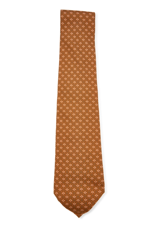 Orange Silk Tie, , large image number 0