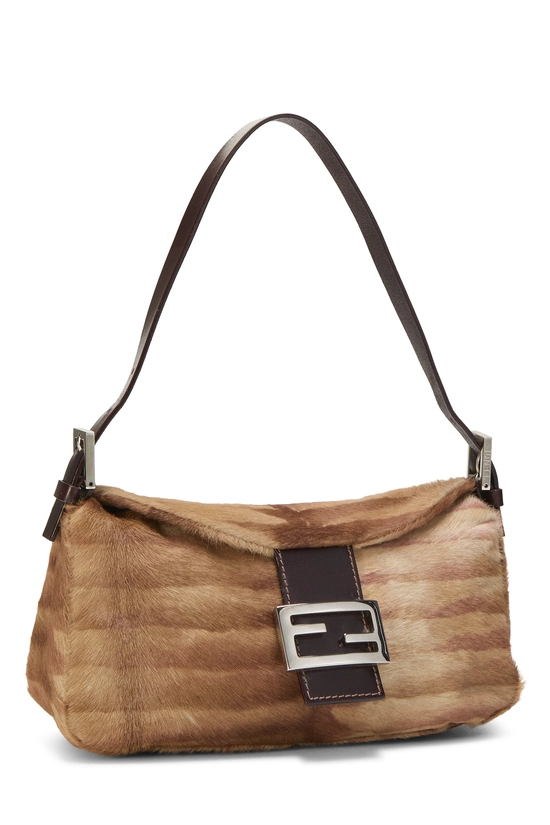 Brown Ponyhair Shoulder Bag, , large image number 1