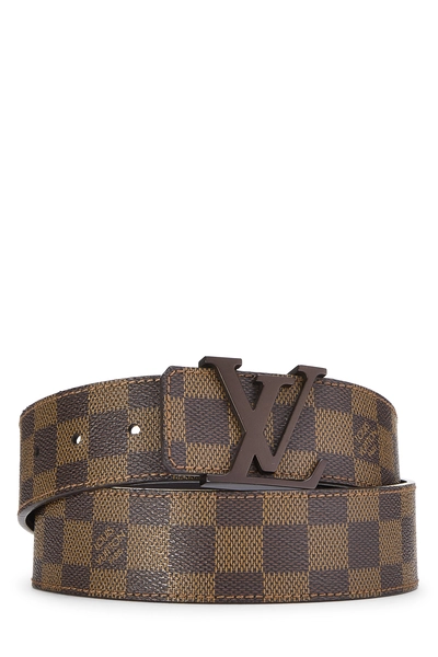 Damier Ebene Ceinture Initiales 85