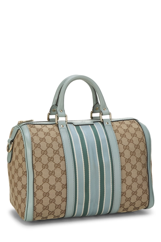 Blue Original GG Canvas Vintage Web Boston Medium, , large image number 1