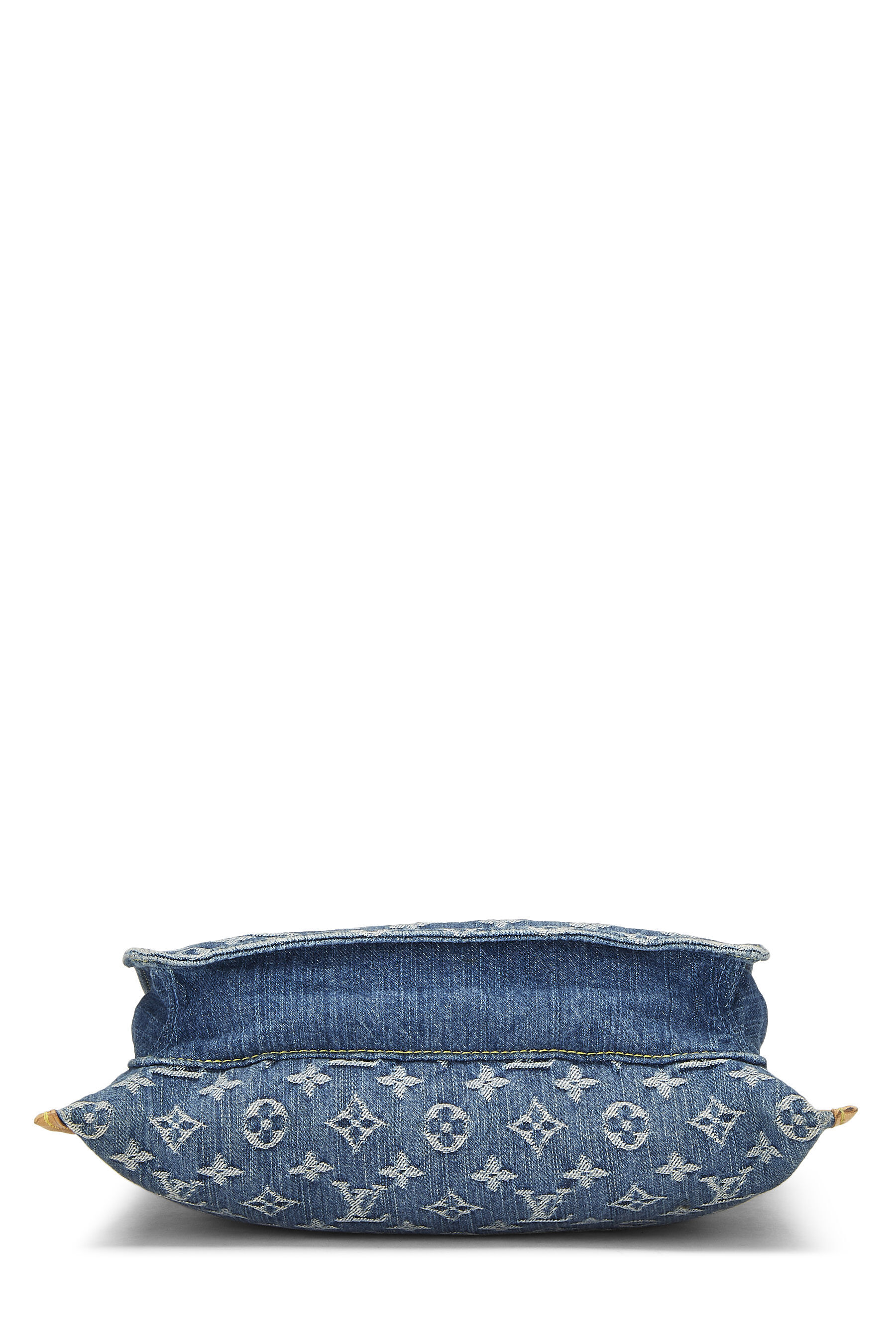 Louis Vuitton Blue Monogram Denim Flat Shopper QJBAVBECBB013 | WGACA