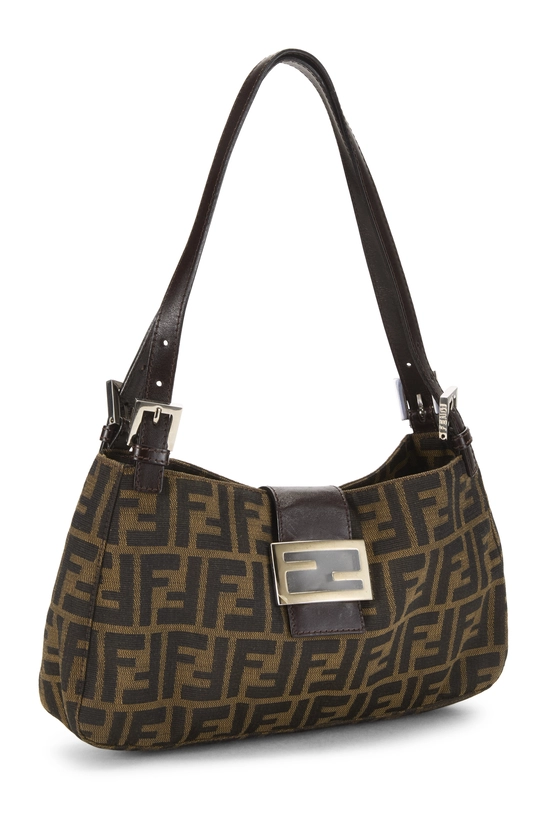 Brown Zucca Canvas Shoulder Bag, , large image number 1