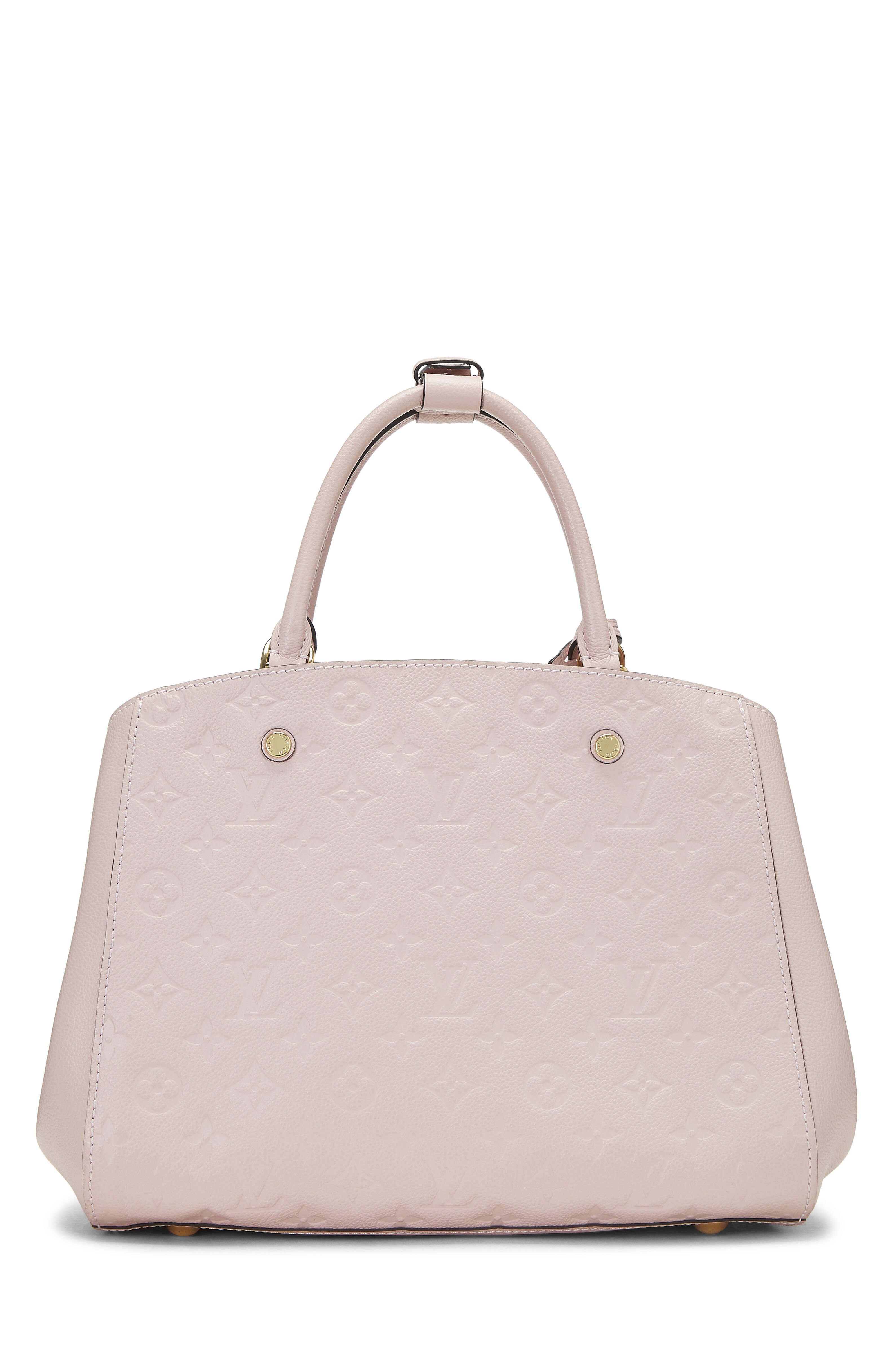 LOUIS VUITTON Empreinte Montaigne BB Rose Ballerine 822207 | FASHIONPHILE