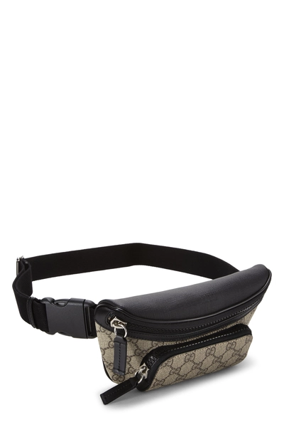 Gucci Black GG Supreme Canvas Eden Belt Bag — photo 2