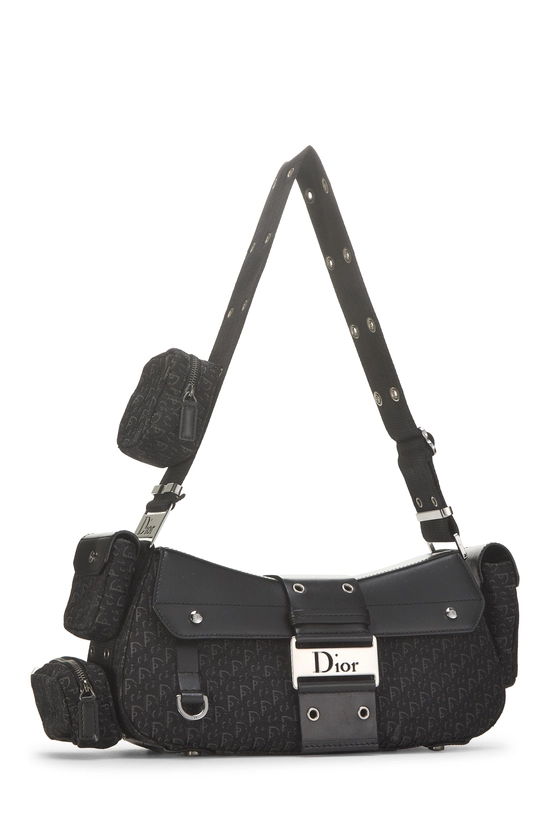 Black Diorissimo Canvas Street Chic Columbus Shoulder Bag, , large image number 1