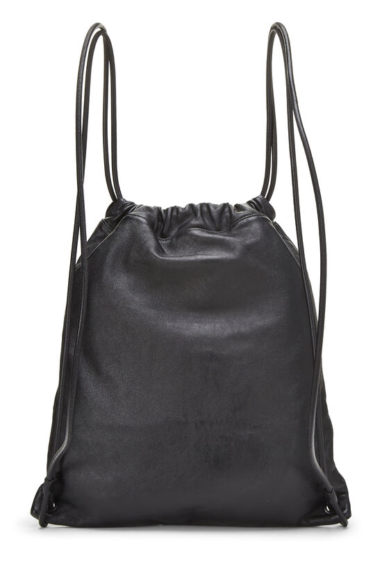 Black Leather Studded Teddy Backpack, , large image number 4
