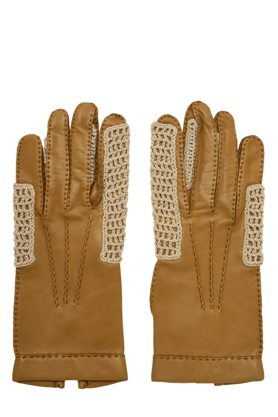Brown Lambskin Gloves, , large image number 0