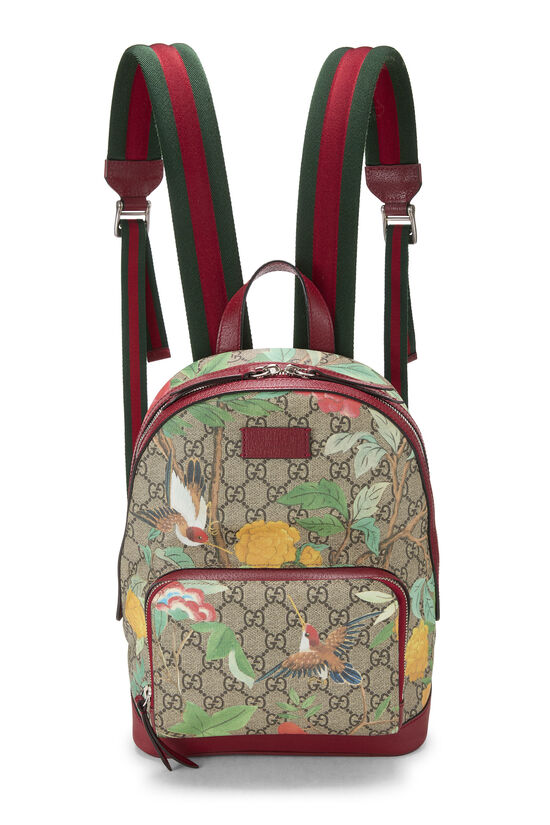 Red GG Supreme Canvas Tian Eden Backpack Small, , large image number 0