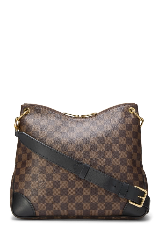 Black Damier Ebene Odeon MM NM, , large image number 3