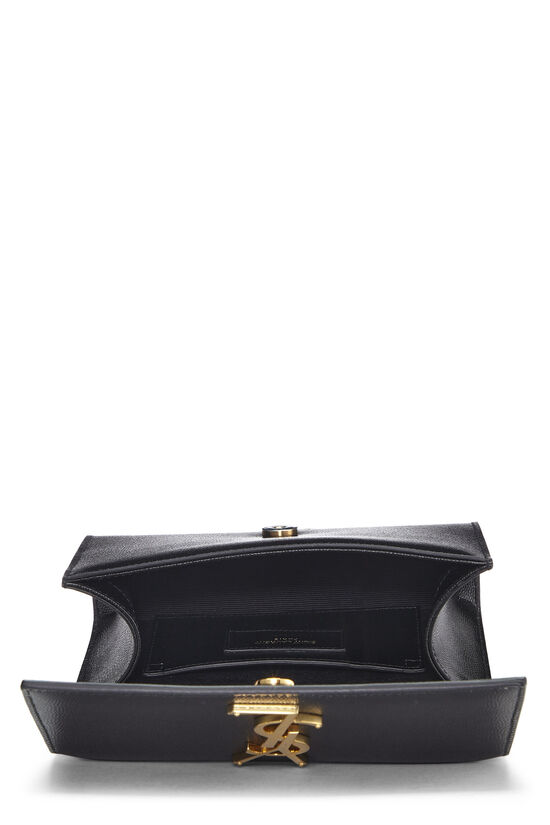 Saint Laurent Kate Box Bag Rippled Patent Leather Black in Calfskin with  Gold-tone - US