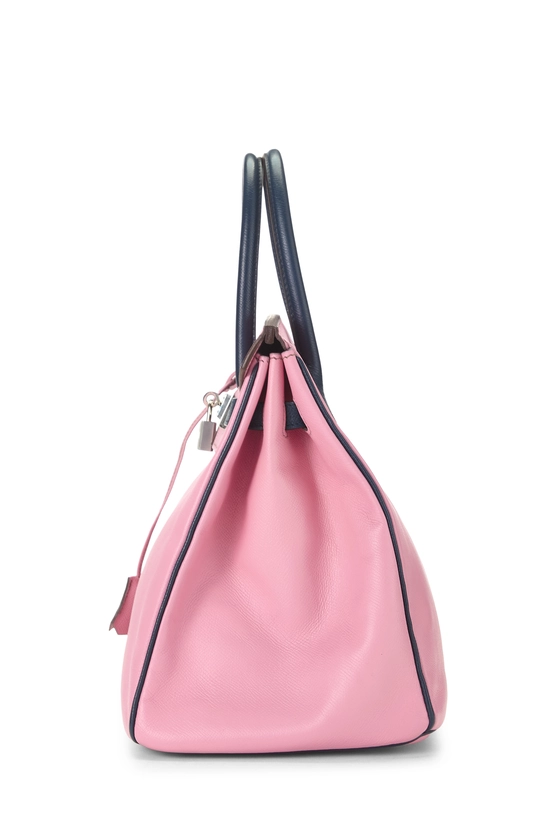 Rose Confetti & Blue Nuit Epsom Horseshoe Birkin 35 Special Order (SPO), , large image number 2