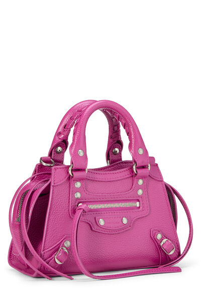Pink Calfskin Neo Classic City Mini, , large