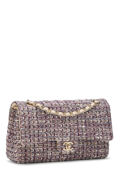Chanel Multicolor Tweed Double Flap Medium — photo 2