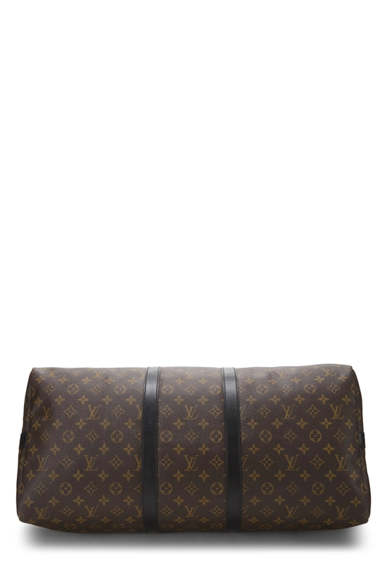 Monogram Macassar Keepall Bandouliere 55, , large image number 4