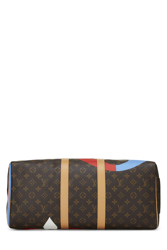 Monogram Canvas Game On Keepall Bandouliere 45, , large image number 5