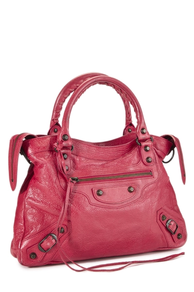 Pink Agneau Classic Town Bag, , large