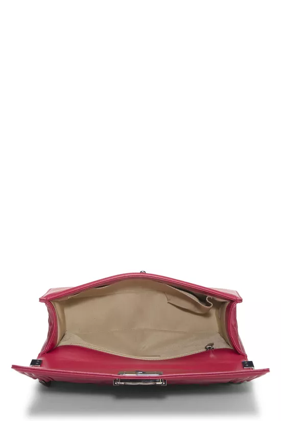 Red Chevron Calfskin Boy Bag Large, , large image number 5