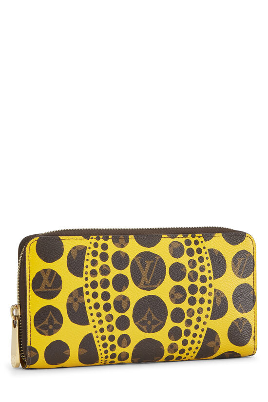 Yayoi Kusama x Louis Vuitton Yellow Monogram Pumpkin Dots Zippy Wallet, , large image number 1
