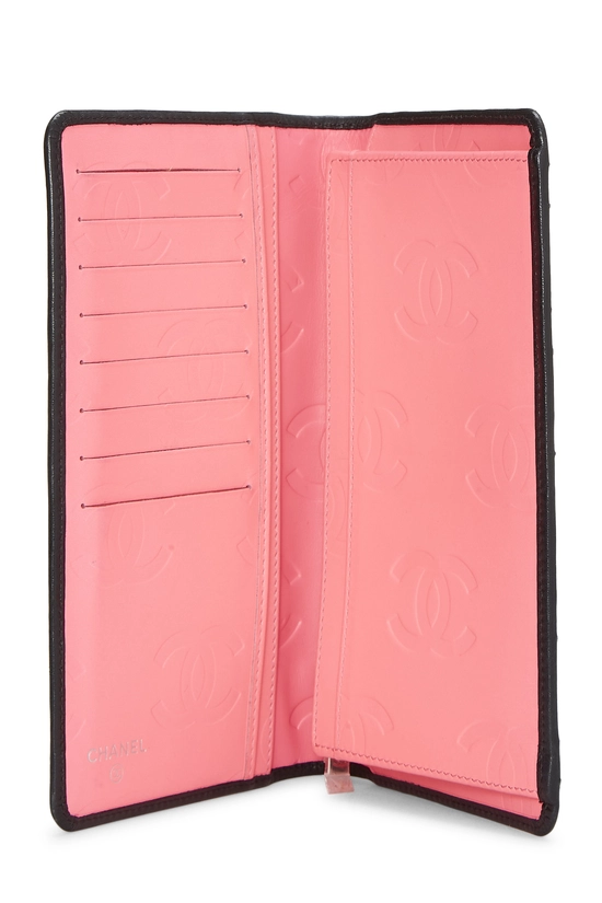 Black Quilted Calfskin Cambon Wallet, , large image number 3