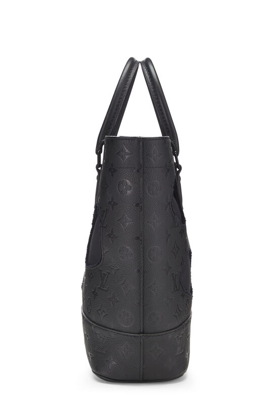 Comme des Garçons x Louis Vuitton Black Monogram Empreinte Bag with Holes PM  QJBIYO1DKF000
