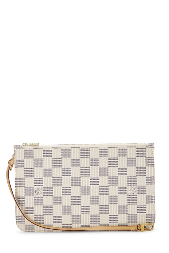 Damier Azur Neverfull Pouch, , large image number 0