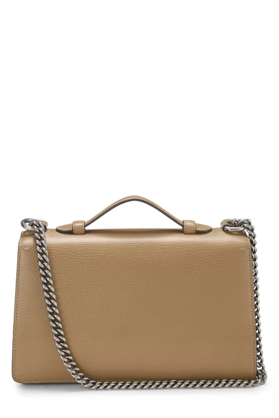 Beige Leather Dionysus Shoulder Bag Small, , large image number 3
