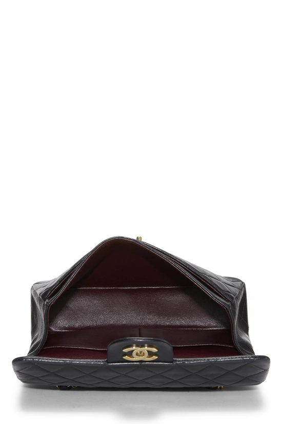 Black Quilted Lambskin Classic Double Flap Small, , large image number 5