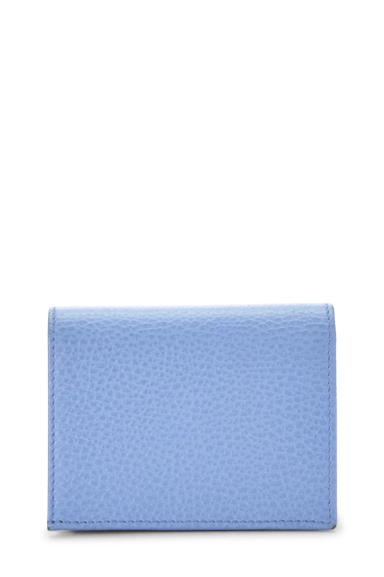 Blue Leather GG Marmont Card Case, , large image number 2