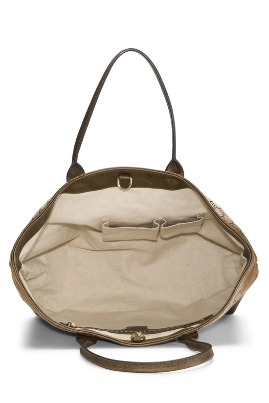 Gold GG Lurex Heart Bit Tote, , large image number 5