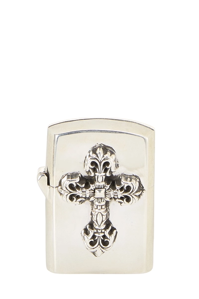 Sterling Silver Filigree Cross Lighter 