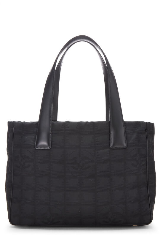 Black Travel Line Tote Small, , large image number 0