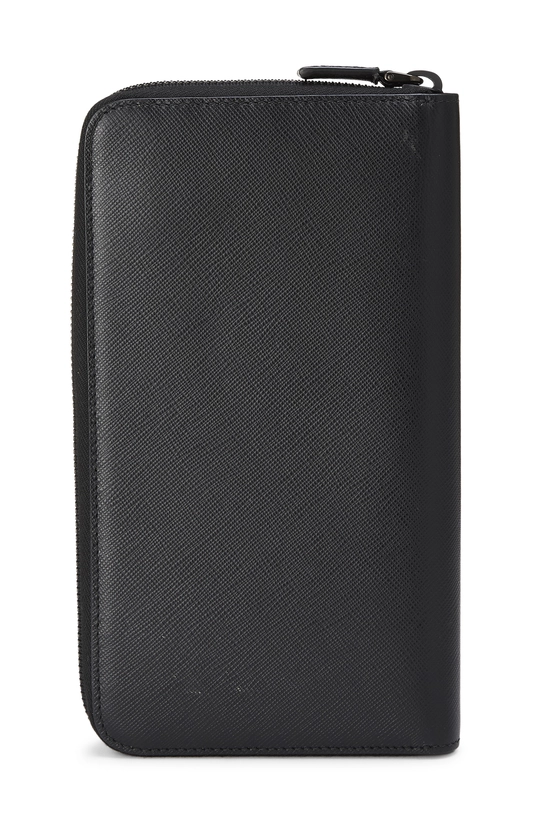 Black Saffiano Leather Travel Wallet, , large image number 2
