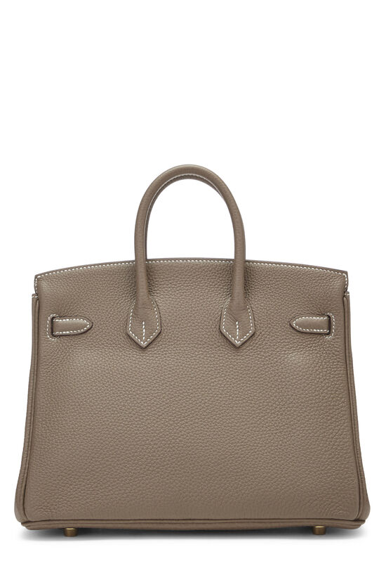 Etoupe Togo Birkin 25, , large image number 3