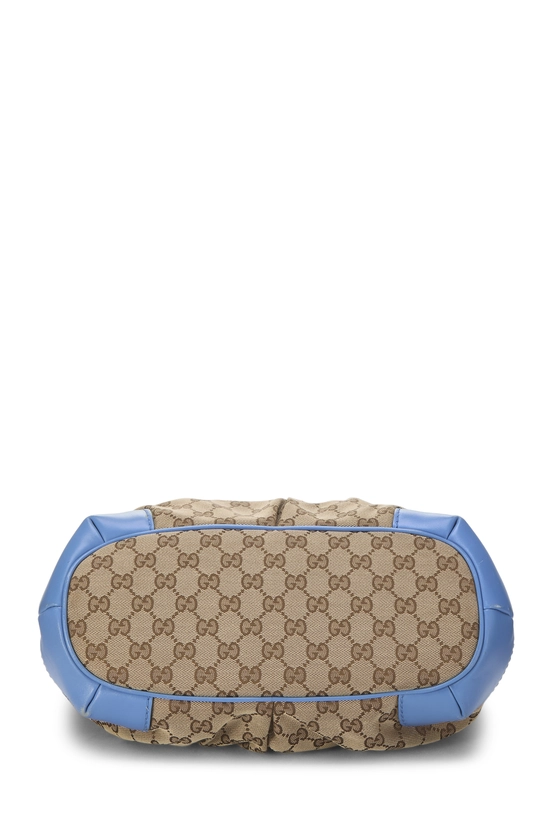 Blue Original GG Canvas Sukey Zip Hobo Large, , large image number 4