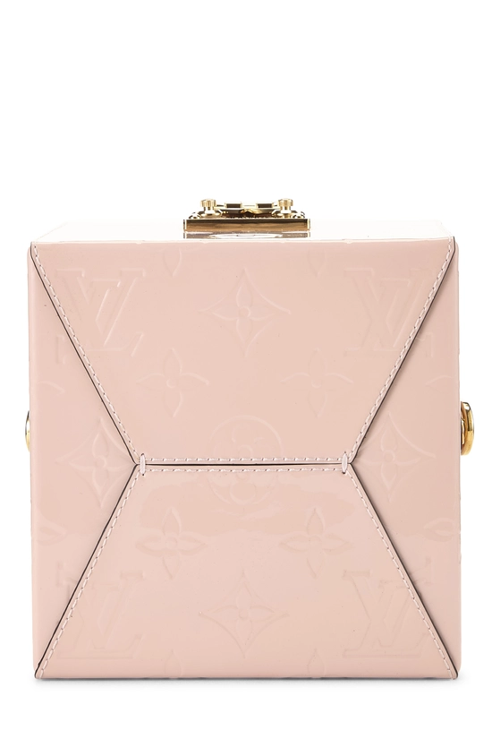 Pink Vernis Leather Bleecker Box Bag, , large image number 4