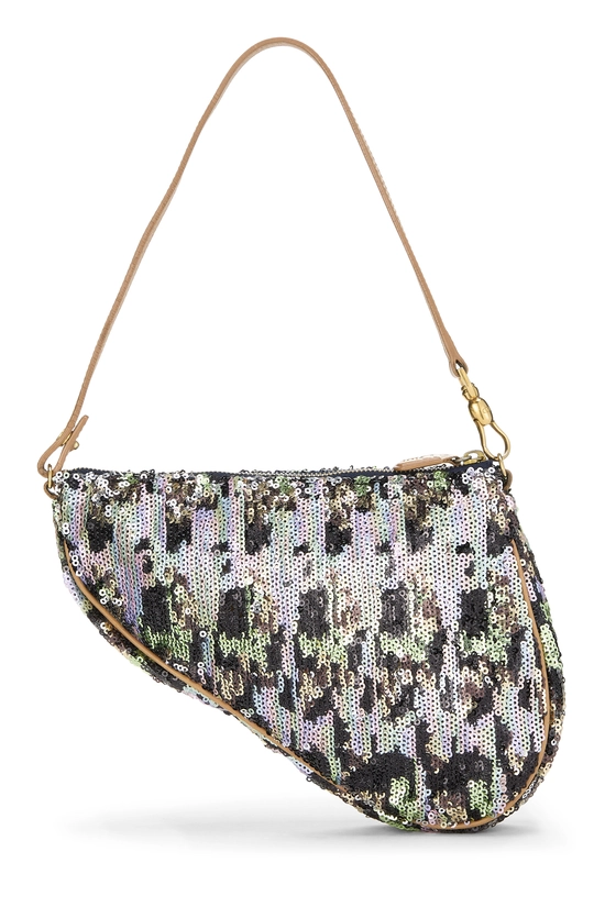 Multicolor Sequin Saddle Mini, , large image number 3