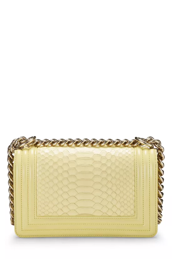 Yellow Python Boy Bag Small, , large image number 4