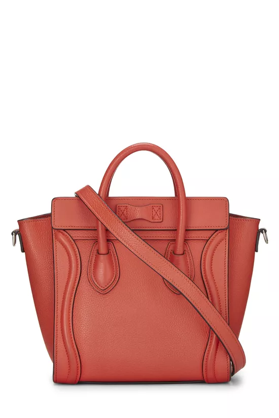 Red Leather Luggage Nano, , large image number 3