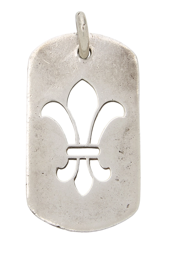 Sterling Silver Fleur-de-lis Pendant, , large image number 1