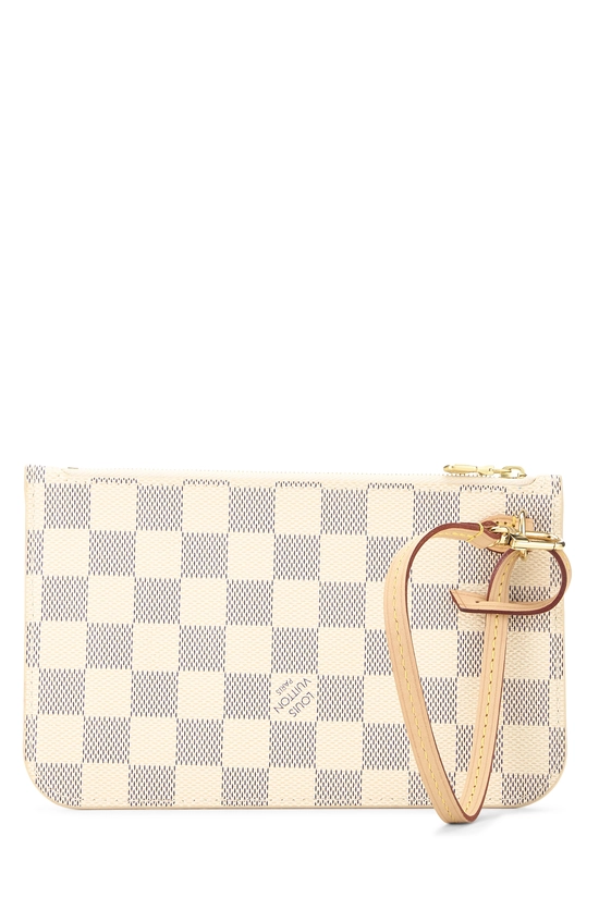 Damier Azur Neverfull Pouch PM, , large image number 2