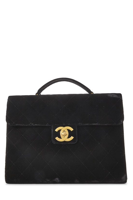 Black Velvet Briefcase, , large image number 0