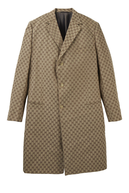 André Leon Talley Gucci Trench Coat