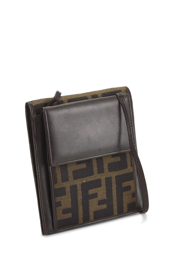 Pre-Owned Brown Zucca Canvas Compact Wallet QBA08S3J0B00E