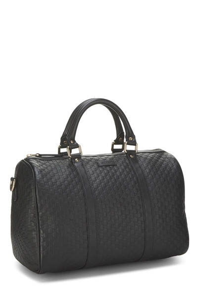 Gucci Black Microguccissima Leather Joy Boston Handbag — photo 2