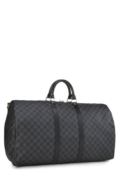 Damier Graphite Keepall Bandouliere 55, , large